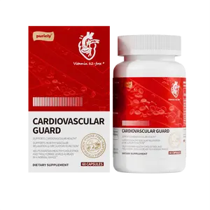 Puriely Cardiovascular Support – 60 Capsules | Natural Ingredients for Heart & Circulation Wellness