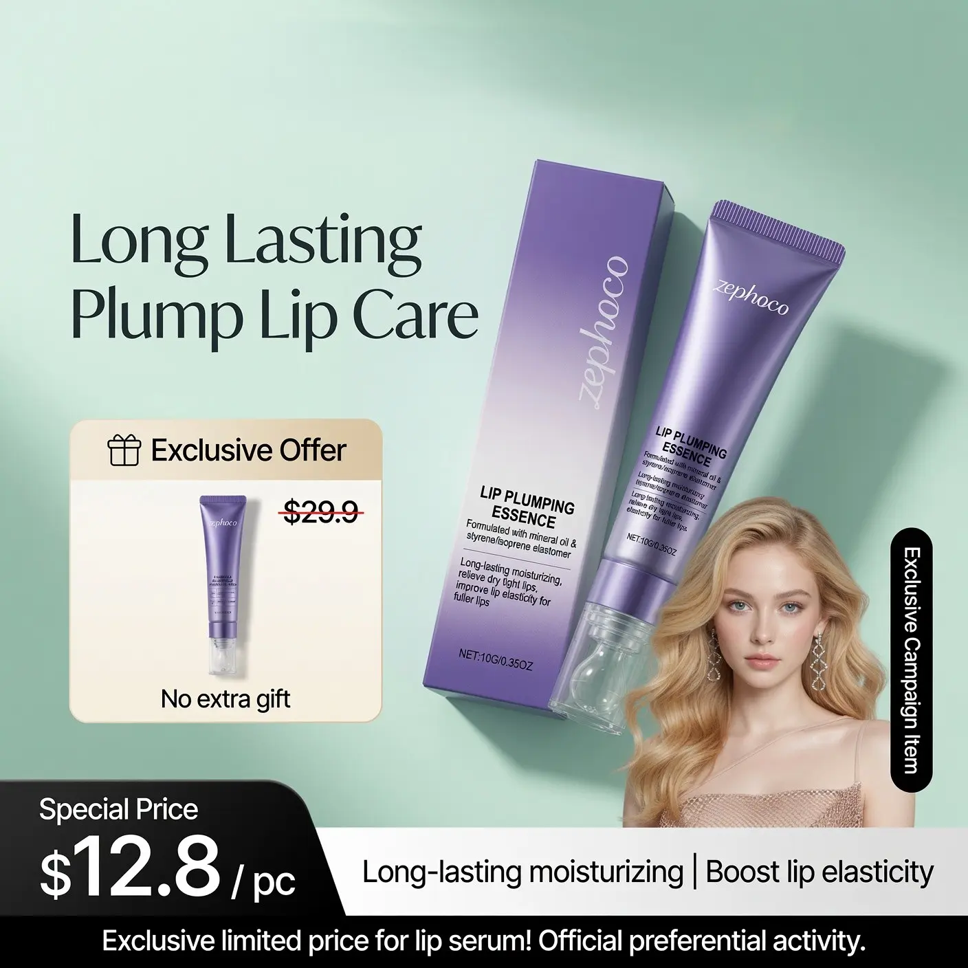 Lip Plumping Serum: Hydrating, Nourishing, and Gentle Care for Your Lips