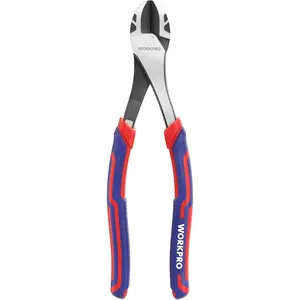 Diagonal Cutting Pliers 8 Inch – WORKPRO High Leverage Wire Cutters, CR-V Steel for Electrical Work, Repair & DIY