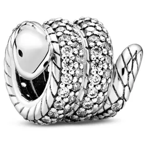 PANDORA Sparkling Wrapped Snake Charm 799099C01