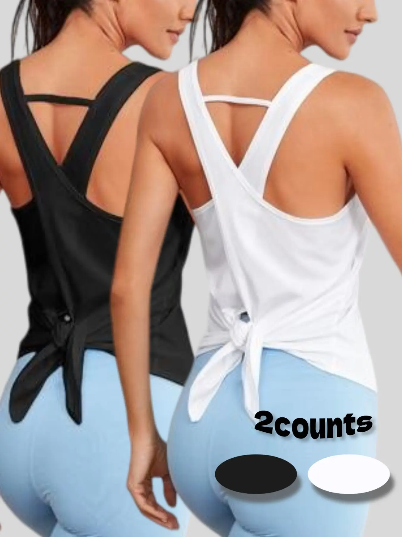 tank top with criss cross front - TikTok Shop