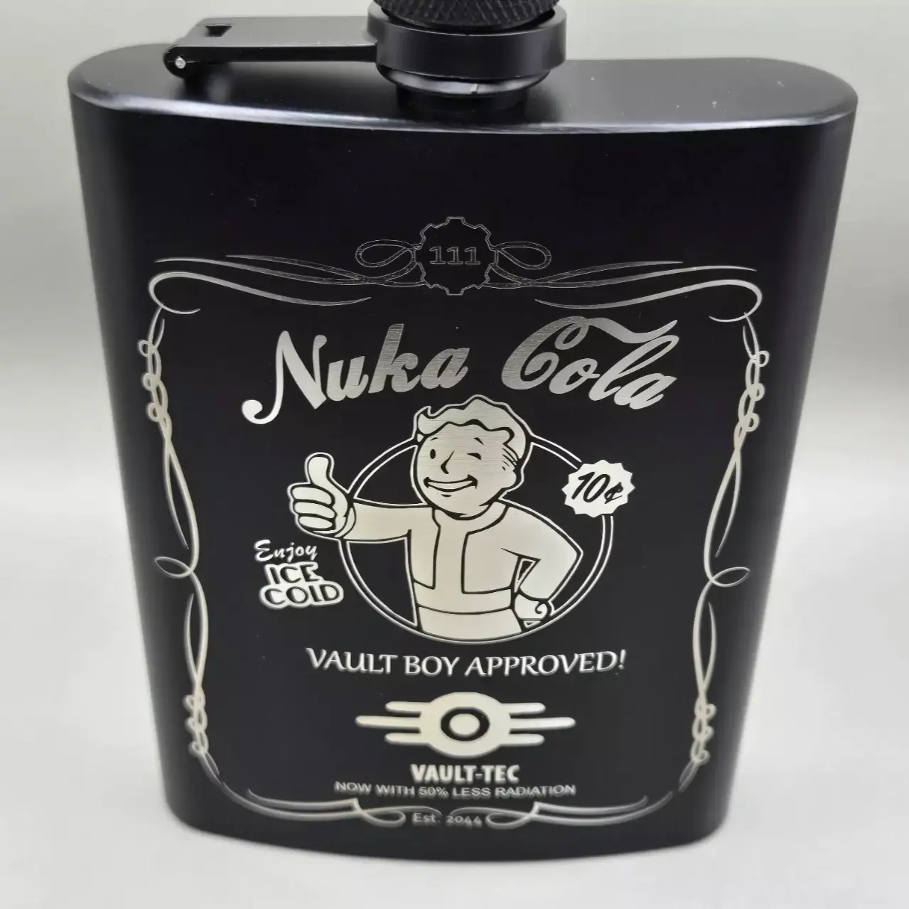 Nuka Cola Flask Fallout Style Unofficial Handmade Drinkware Stylish Beverage