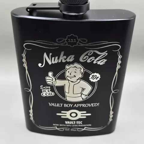 Nuka Cola Flask Fallout Style Unofficial Handmade Drinkware Stylish Beverage