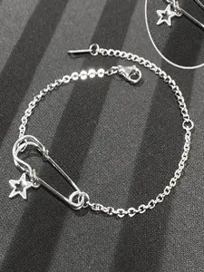 Unique Star Pin Bracelet, Small Design Jewelry, Jewelry Gifts, Perfect Christmas Valentine's Day Birthday Gift, Trendy Accessory for Women, Fashionable Bracelet