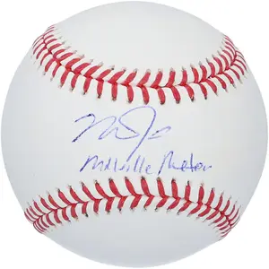 Mike Trout Los Angeles Angels Autographed Baseball with "Millville Meteor" Inscription - Fanatics Authentic Certified