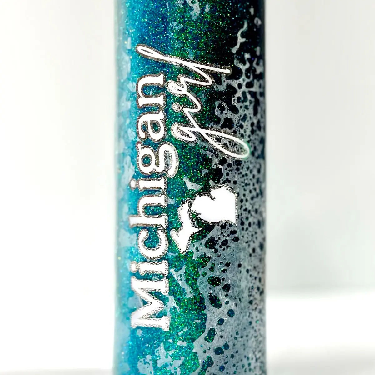Michigan Girl Beach stainless steel tumbler