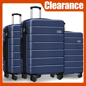 KEYTANG Lightweight & Expandable Hardside Luggage Set ABS Spinner Suitcases with 360° Wheels for Effortless Travel
