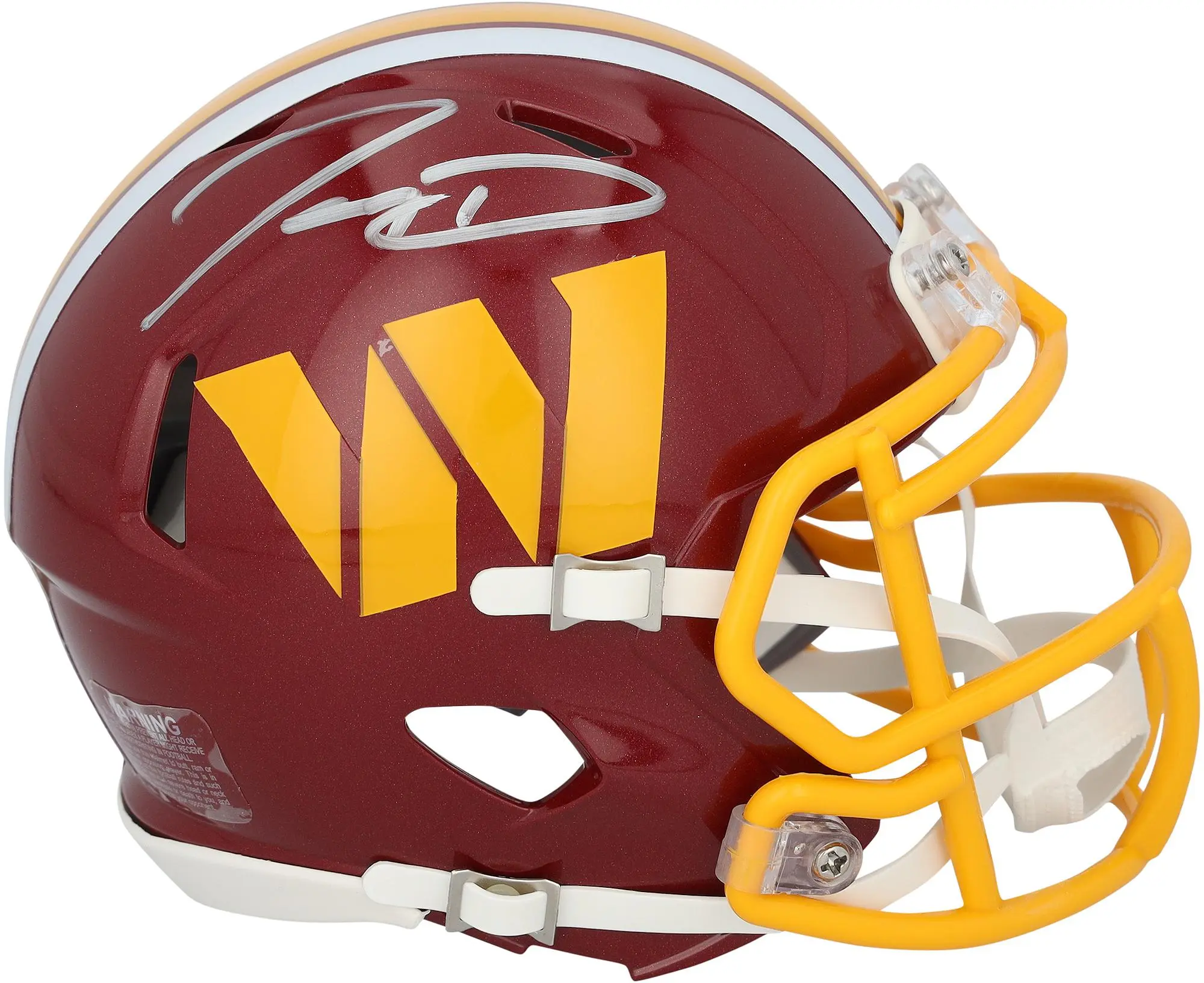 Jayden Daniels Washington Commanders Autographed 2026 Speed Mini Helmet - Fanatics Authentic Certified