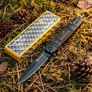 Best-selling Multi-Purpose F6 Pocket Folding Knife with 5Cr13Mov Blade and ABS Handle—Portable Hiking and Adventure Cutting Knife, EDC, Camping, Survival Gear, and Outdoor Multi-Tool, Outdoor Knives