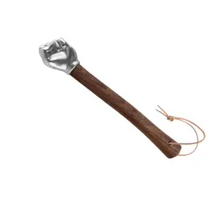 Stainless Steel Fist Hammer Craft Ornament, Solid Iron Hammer Hardware Tool, Decorative Handmade Accessory for Home & Office