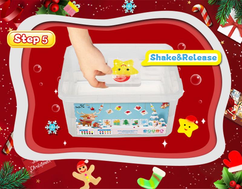 Kiditos Magic Water Elf Toy Kit, Aqua Fairy Water Gel Kit with 20 Magic Gels, 10 Christmas Molds. Christmas Gift, Birthday Gifts, Party Favors, Arts & Crafts DIY STEM Kits for Kids (20 Colors)