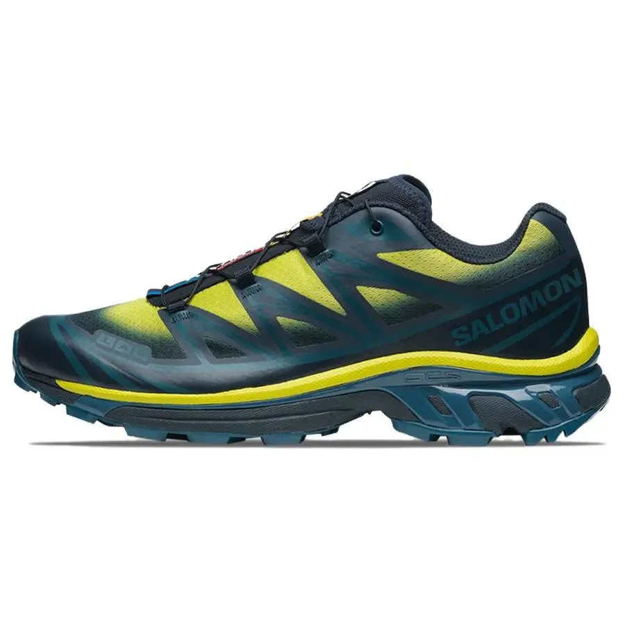 Salomon XT-6 Low-Cut Comfortable Casual Running Shoes for Men and Women in Blue and Yellow Trending Shoes, House White Official Shoes to Get / Maison Mihara