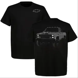 Chevy K/10 Square Body Truck T-shirt, Chevy Truck Enthusiast Tee, Perfect For Chevy Fans, Full Size, Full Color