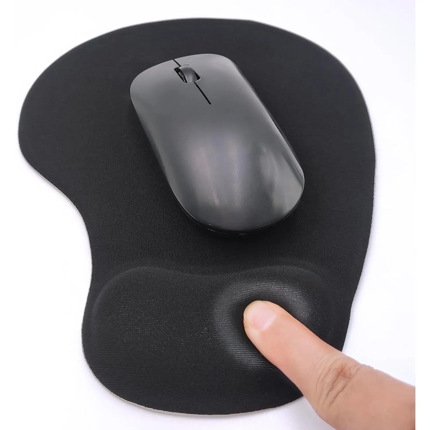 Ergonomic Mouse Pad with Wrist Rest, Gel Wrist Support Mousepad, Pain Relief Laptop Computer Mouse Pad, Non-Slip Mouse Pads for Office & Home
