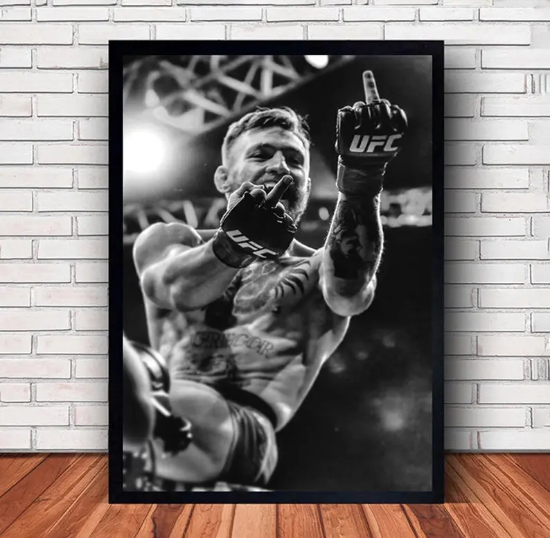 Conor Mcgregor Boxing Poster Unframed  Wall Art Family Bedroom Decor