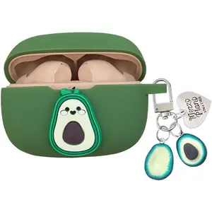 Case Compatible with JBL Vibe Beam/Vibe Beam 2/Vibe 200TWS, Silicone Anime Astronaut Portable Shock Compatible with JBL Vibe Beam Earbuds Case with Pendant for Women