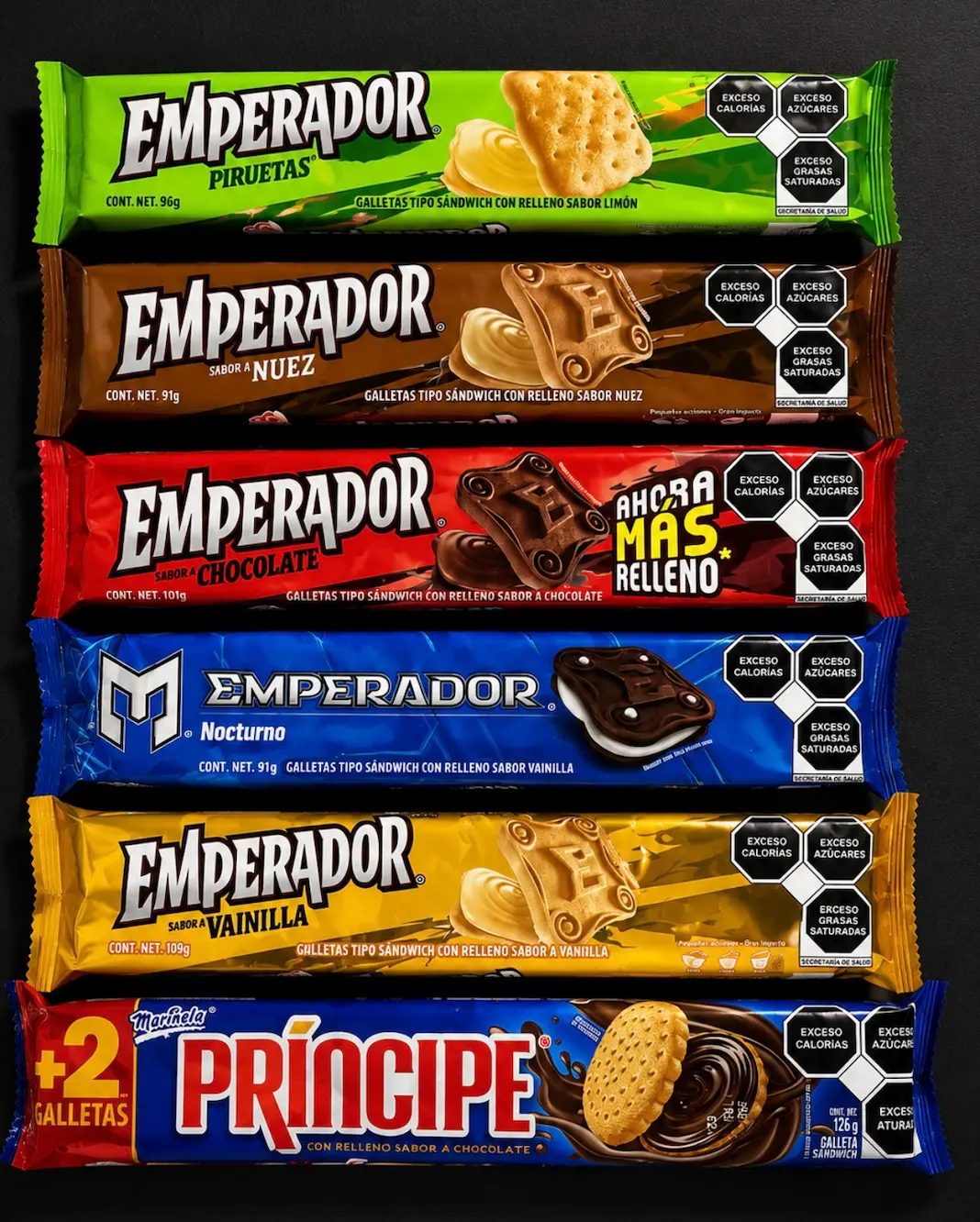 Emperador 6pack cookie
