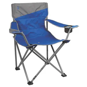 Coleman  Big-N-Tall Quad Chair, Blue & Gray
