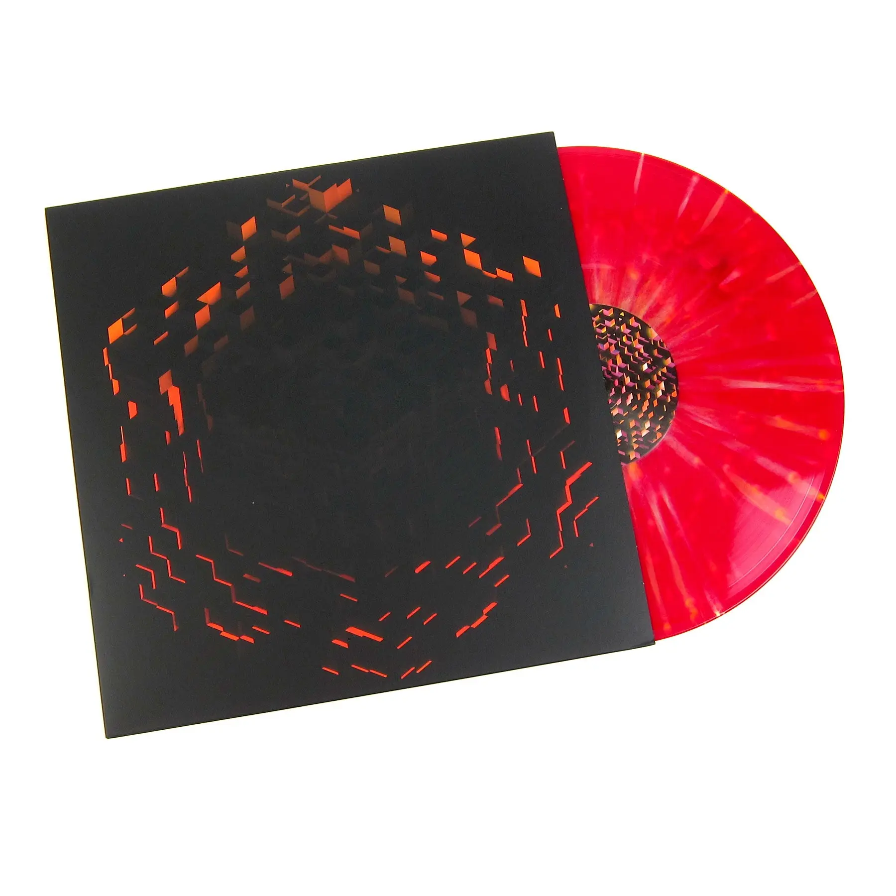C418: Minecraft Volume Beta Ambient Soundtrack, Fire Splatter Colored Vinyl, 2LP Double Vinyl Pressing