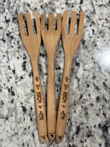Put a Fork in It Wooden Fork