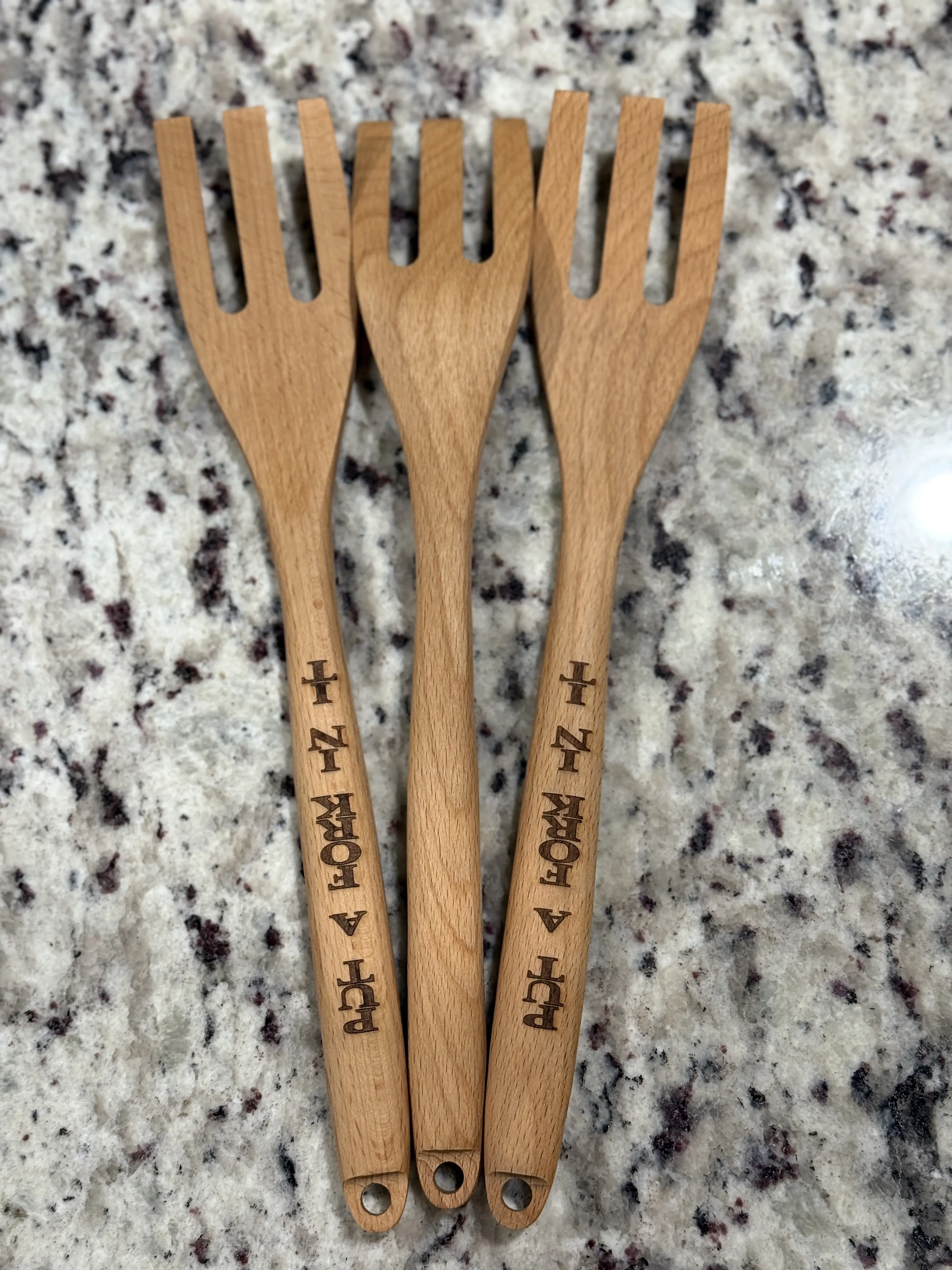 Put a Fork in It Wooden Fork