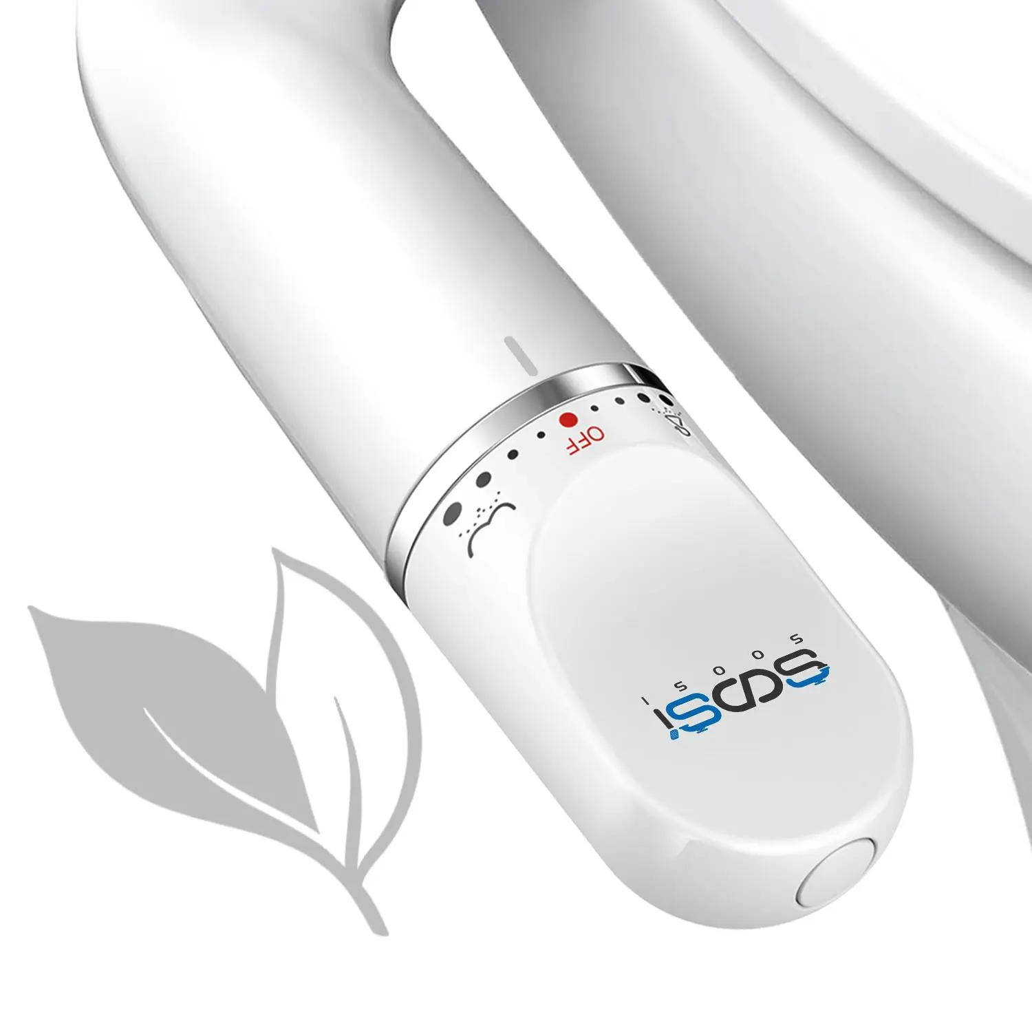 Hot SOOSI Toilet Seat Bidet Attachment Ultra-Slim Double Nozzle Adjustable Water Pressure Non-Electric Ass Sprayer for your Home