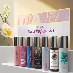 7-Day Floral Perfume Set – Floral Essence for Sensitive Skin | Gentle, Mood-Boosting, All-Day Elegance | Holiday Gift for Women | 7 Unique Floral Blends, Perfect Self-Care & Luxury Fragrance