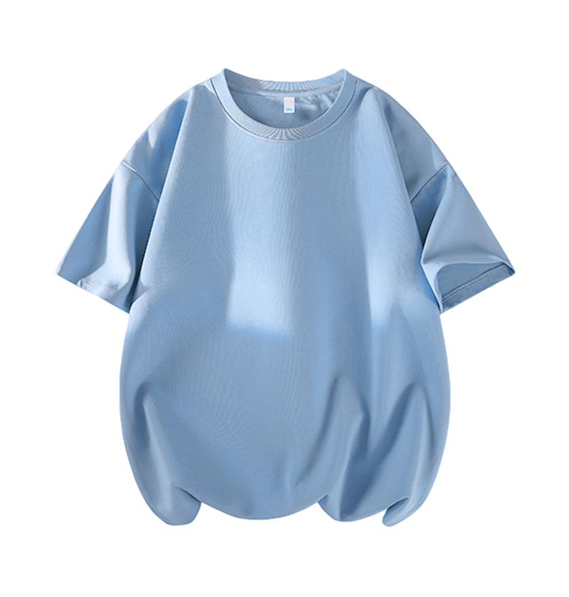 Men's 3PCS 100% cotton Crew Neck T-Shirts Set - Soft Loose Fit Navy Gray Black Tees for Casual Daily Wear