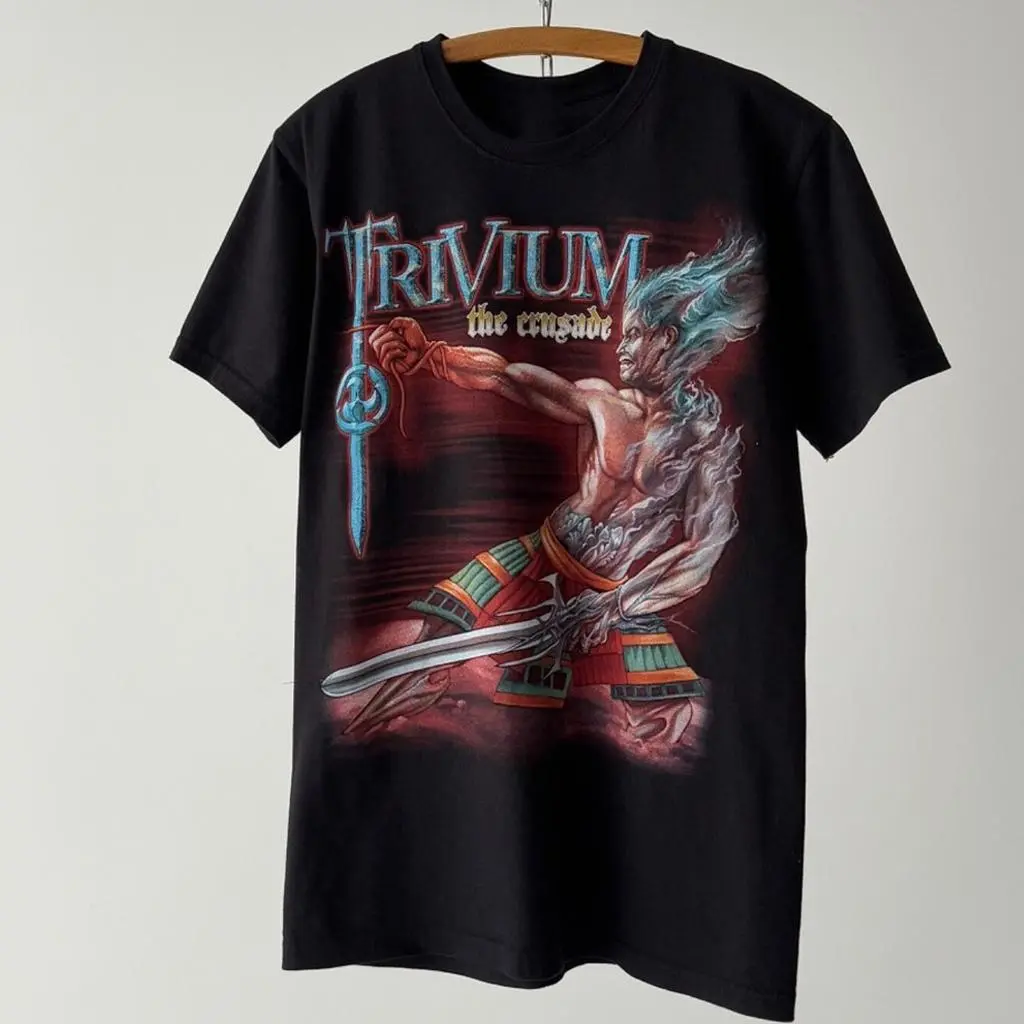 Trivium Vintage Bootleg Graphic Tee Matt Heafy Shogun Fan Collection YC030810