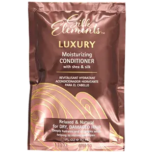 Silk Elements Luxury Moisturizing Conditioner Packette, Relaxed or Natural Hair, Shea, Silk, Hydrating, Repairing