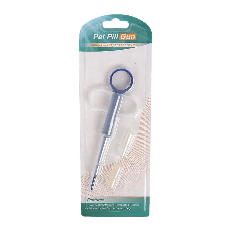 Yingte Pet Pill Shooter & Feeding Syringe Set - Easy Medical Dispenser Tool with Soft Tip for Tablets, Capsules, or Liquid - Ideal for Cats, Dogs & Small Animals