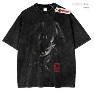 Toothless How to Train Your Dragon Vintage Tee, Animated Shirt, Unisex S-5XL, graphic Tee