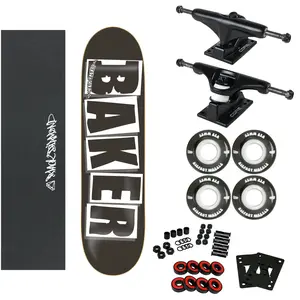 Baker Complete Logo Black 8.125" with 83A Soft Wheels