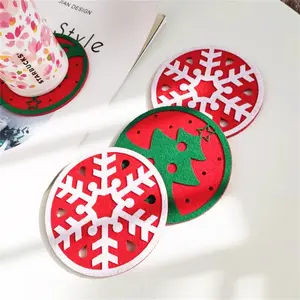 2pcs Christmas Party Snowflake Placemats, Festive Table Decor for Holiday Gatherings, Ideal for Dinner and Celebrations