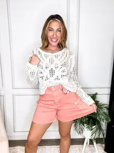 Desert Flower Cargo Shorts - Reg/Curvy - FINAL SALE