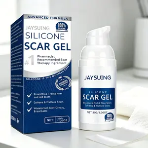 Beauty 100% Silicone Scar Gel - Advanced Scar Removal Gel for Surgical Scars, C-Section, Stretch Marks, Acne Scars, Burns, Keloids, Old & New Scars, Effective Skin Repair, Smoothing & Fading Scar Treatment Gel for Face & Body, 1.06oz