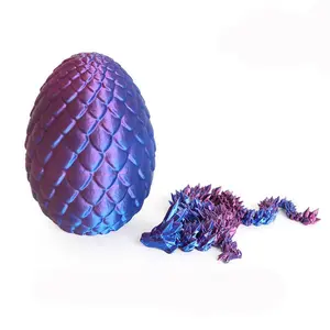3D Dragon & Egg Design Decoration Set, 1 Set DIY Laser Engraving Dragon Design Toy, Holiday Party Decoration, Men Gifts, Home Decoration, Room Decor, Decor Figurine, Decorating, Ornaments, Collectible Figurine, Decorative Sculptures