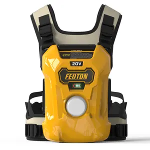 FEOTDN 20000mAh Backpack Battery Pack, High Capacity, Fast Charge Charging, Outdoor Convenient Charger, Supports Simultaneous Charging of Multiple Devices, for 20V DCD/DCF/DCG/DCS Series Power Tools FEOTDN