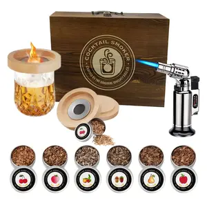Whiskey Smoker’s Cocktail Kit -  Cocktail Smoker, Infuser Kit, Bourbon, Whiskey, Gifts Ideas for Men, Dad, Father’s Day, Birthday