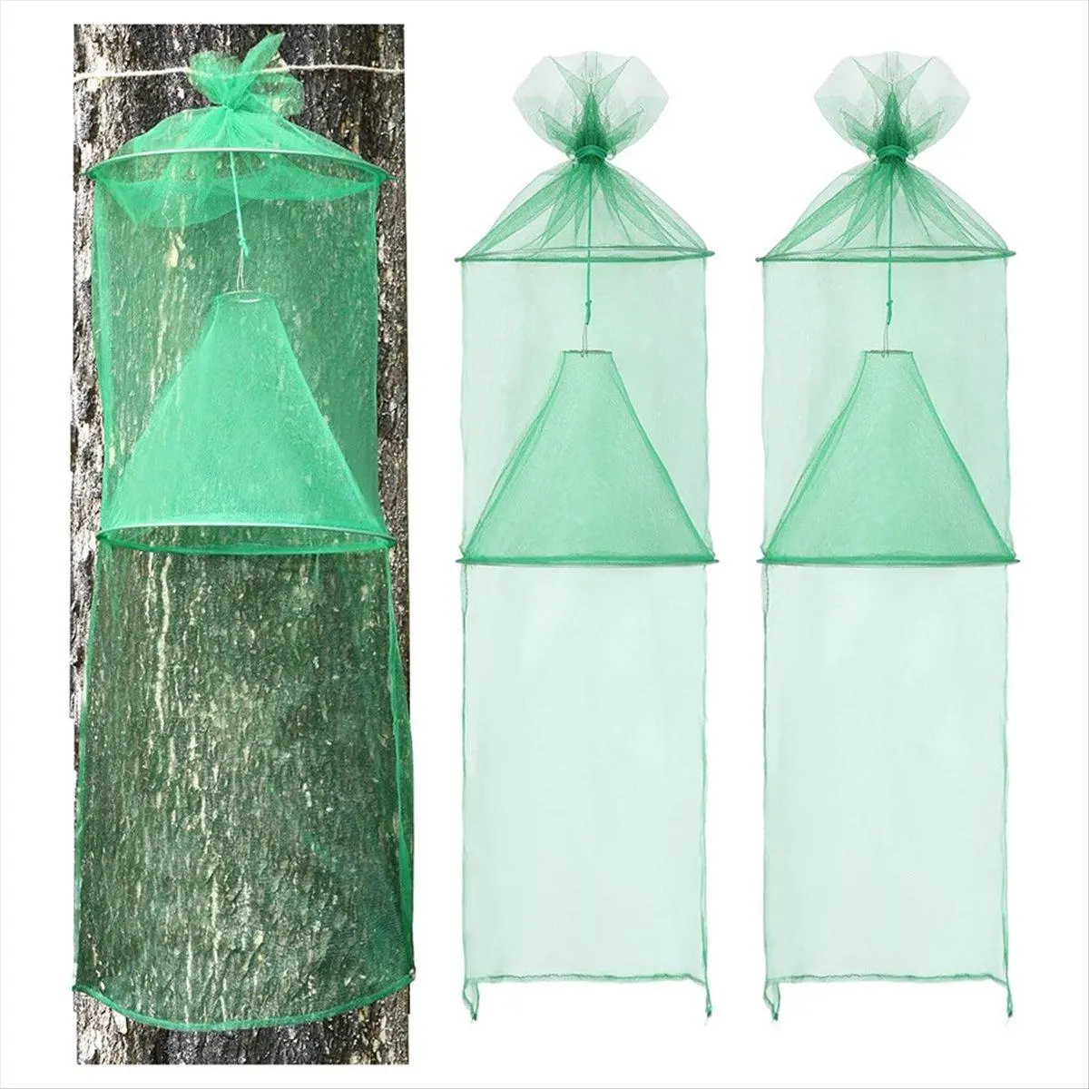 2 Pack Spotted Lanternfly Traps Lantern with Rope and Nails Effective Way to Catch Lantern Flies and Nymphs Set 2