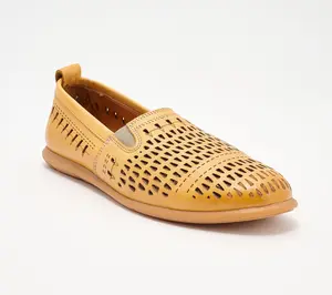 Miz Mooz Perforated Leather Slip-Ons - Barrie