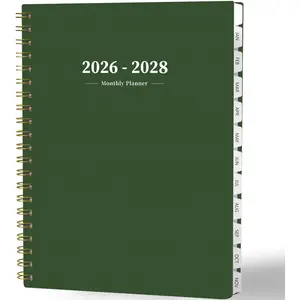 2026-2028 Monthly Planner - 2 Year Monthly Planner Calendar 2026-2028, Jul 2026 - Jun 2028, 8.5" x 11", 24 Months, Spiral-Bound, Tabs, Holidays, Notes, Ideal for School Office  Planning