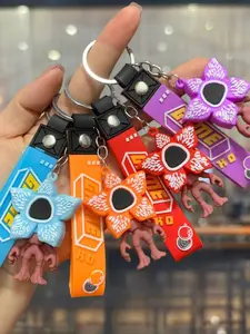 Stranger Things Demogorgon Plant Buddy - TikTok Viral Mystery Gift, Trendy Cosplay & Horror Collection, Halloween/Christmas/Back-to-School Backpack Charm for Fans, Keychain Surprise Collectibles