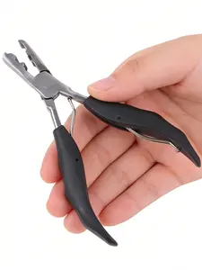Hair Extension Plier Micro Nano Ring Beads Opener Removal Tool Hair Extension Remover Durable Professional Hair Styling Tools For Salon Home DIY
