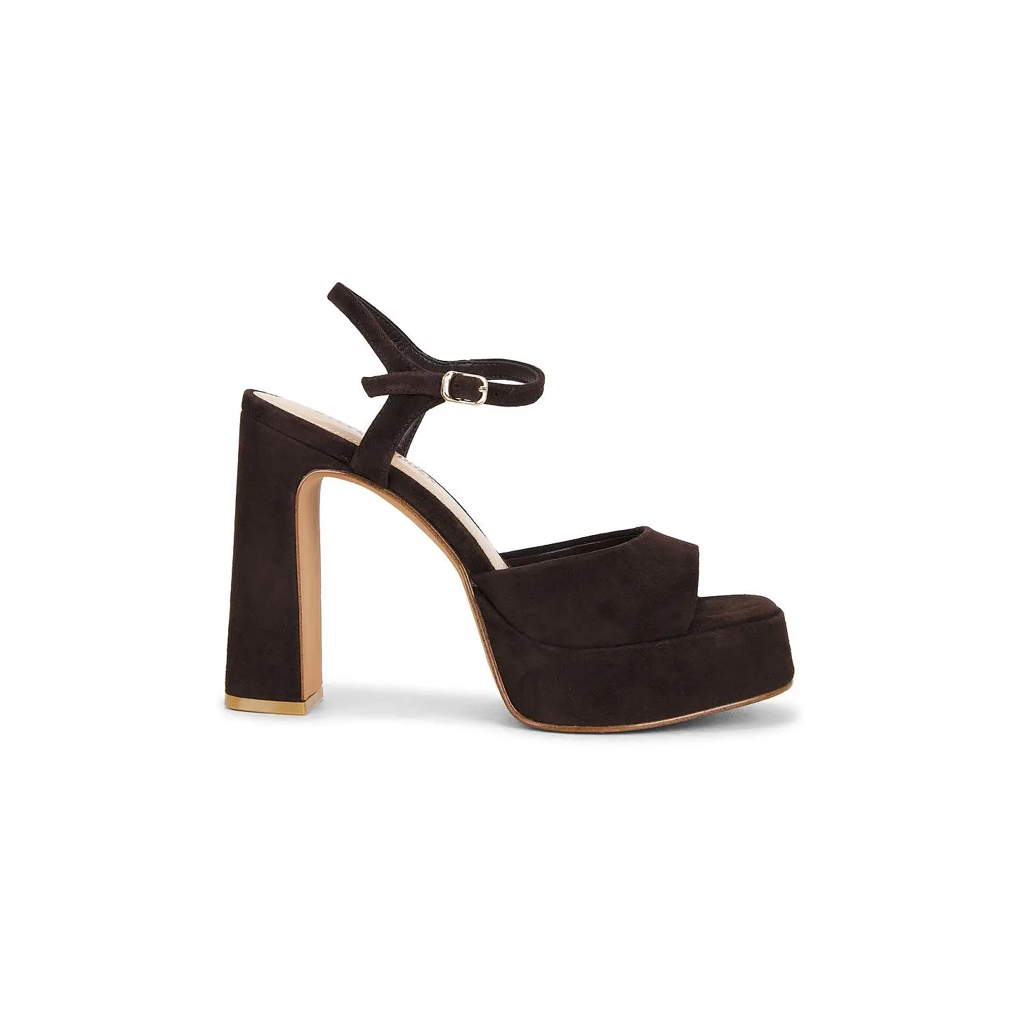 Steve Madden Liandra Sandal in Brown Suede
