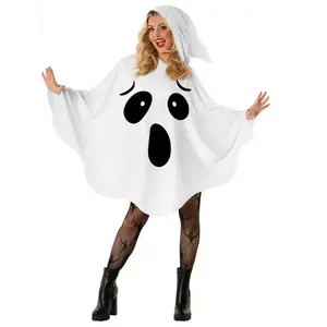 Edge Trendsetter Women Halloween Costume Set Female Ghost Witch Elf White Bat Party Character Outfit Spooky Dress Up