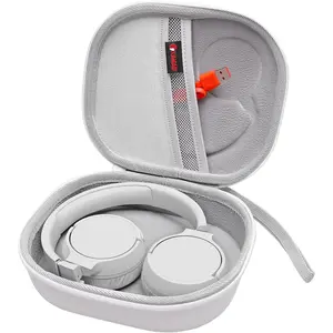 Hard Case for JBL Tune 510BT / 520BT / 660NC / 670NC / 570BT / 500BT / 500 / JBL Live 460NC / JBL T450BT and H30i Bluetooth Headphones (White)
