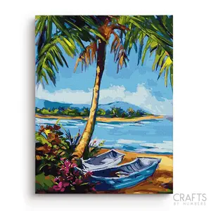 Dawn on the Island - Paint by Numbers - Crafty by Numbers