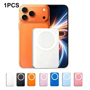 15w Wireless Charger Mobile Power Bank, 5000mah Portable Battery, Compatible with iPhone 17/16/15/14/13/12 Pro/pro Max Series