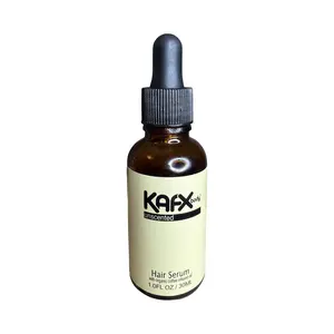 KAFX Body Unscented Coffee Infused Hair & Beard Oil Organic Scented Hair Care Aroma 1 FL OZ 30 ML Made in the US